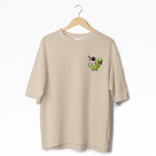 Dino Astronaut Oversized T-shirt - Image 3