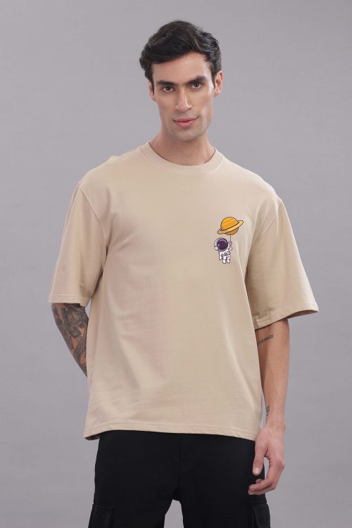 Astronaut Saturn Oversized T-shirt