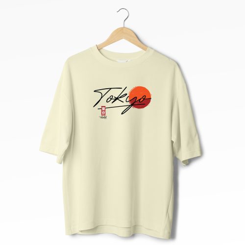 Tokyo Light Oversized T-shirt - Image 6