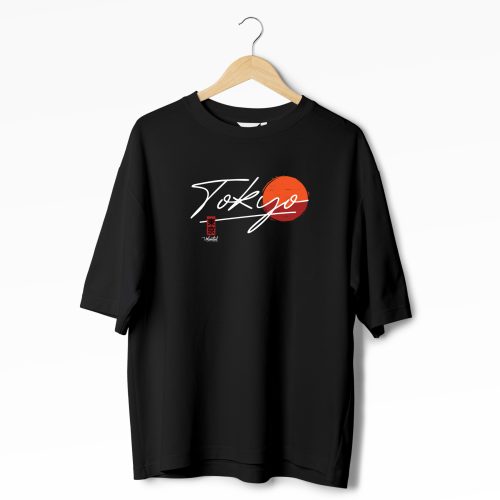 Tokyo Light Oversized T-shirt - Image 2