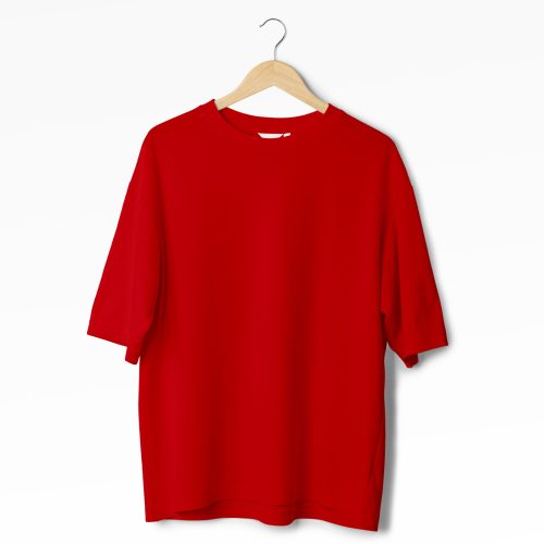 Plain Oversized T-Shirt - Image 3