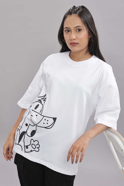 DG White Oversized T-shirt - Image 2