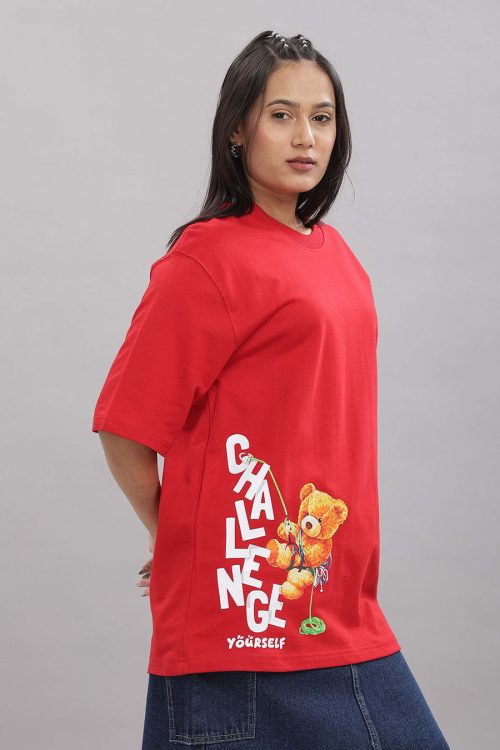 Challenge Bear Oversized T-shirt