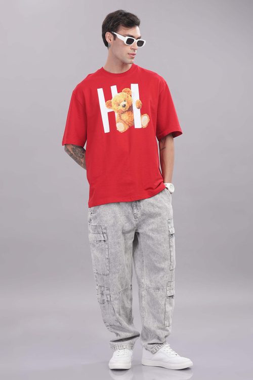 Bear Hi Oversized T-shirt - Image 3