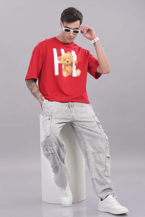 Bear Hi Oversized T-shirt - Image 2