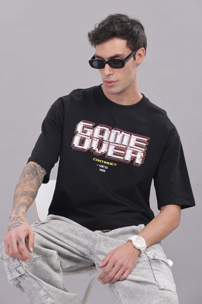 Game Over Oversized T-shirt