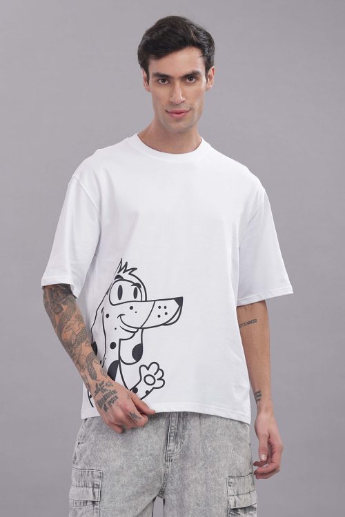 DG White Oversized T-shirt - Image 4
