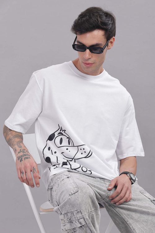 DG White Oversized T-shirt - Image 2