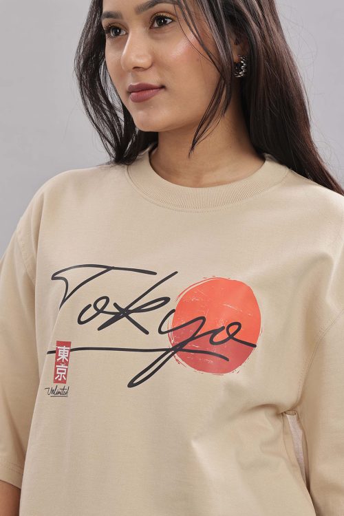 Tokyo Light Oversized T-shirt - Image 2