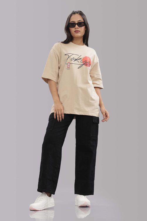 Tokyo Light Oversized T-shirt - Image 3