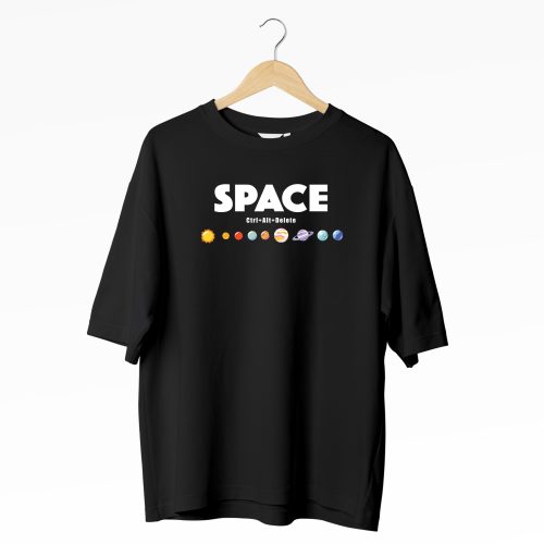 Space ctr alt Oversized T-shirt - Image 3