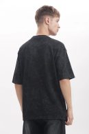 Acid Wash Tee Black