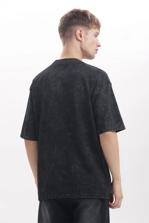 Acid Wash Tee Black - Image 2
